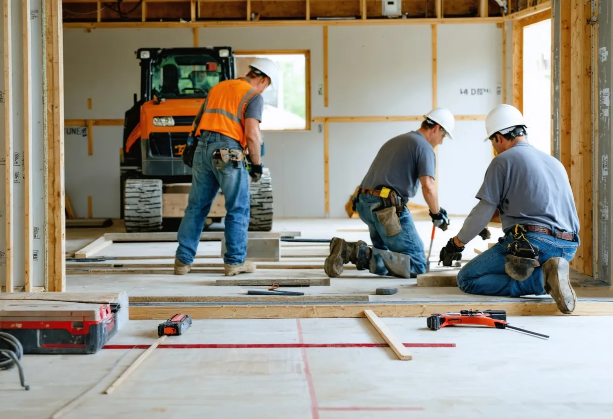 Basement finishing process des moines in Des Moines